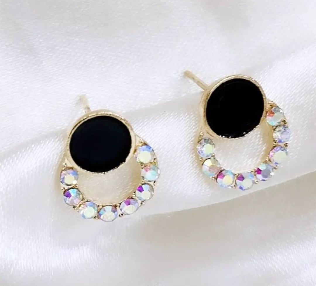 Circle Beautiful Zircon Studs (Earrings)