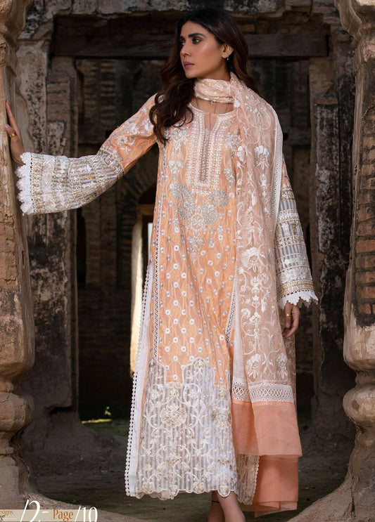 Embroidered Jacquard Suits Unstitched 3 Piece - ZJ22S 02